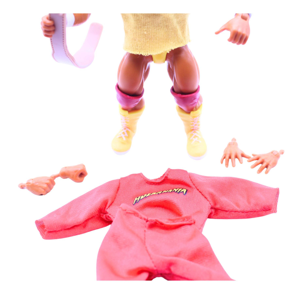 Hulk Hogan WWE Retro Actionfigur 2023 – Hulkamania Figur mit Trainingsanzug | hoppla-stuff.de